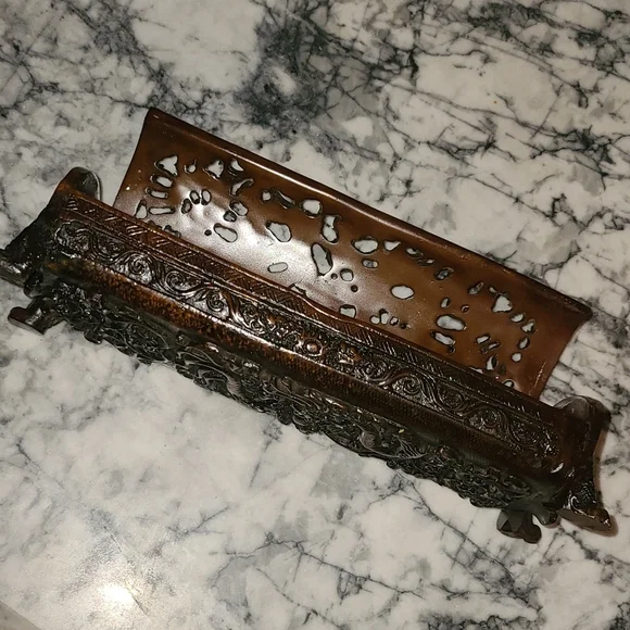 Mid 20th Century Chinese Dragon Motif Footed Box